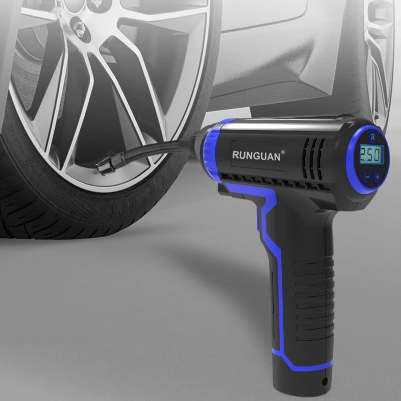 150 PSI портативный автомобильный воздушный компрессор цифровой светодиодный