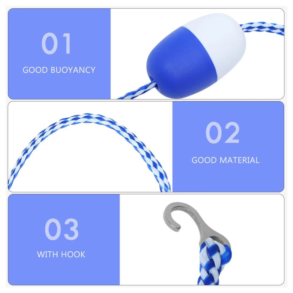 

1pc Swimming Pool Buoy Lane Marker Hook Design Swimming Lane Floating Line