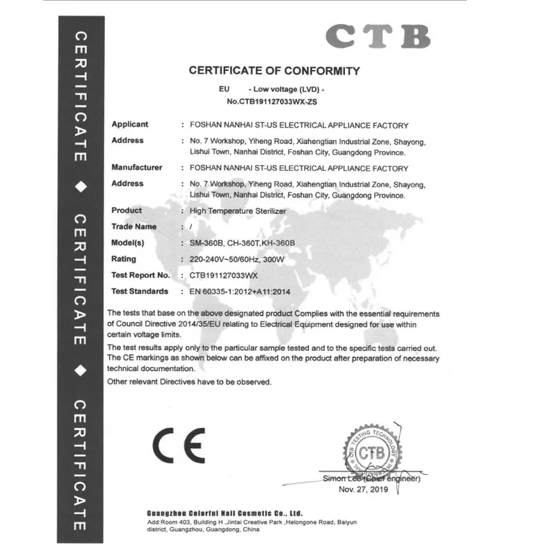 

Manicure Tool High Temperature Sterilizer Box Salon Portable Sterilizing Tool Stainless Steel Equipment Dry Heat Sterilizer