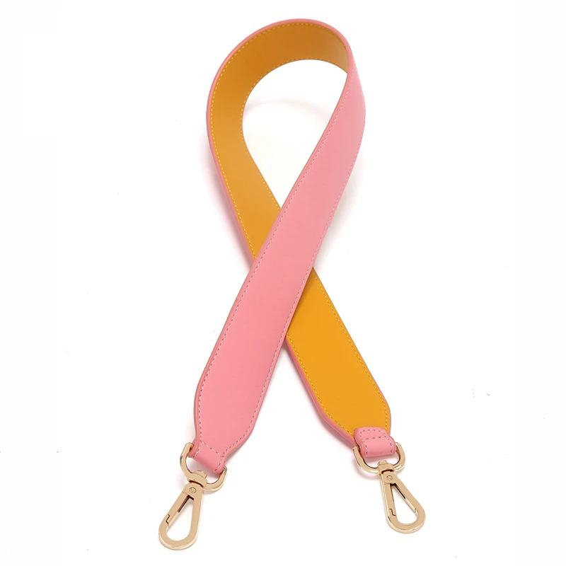 Pink - Orange Ремень для сумки, женские Наплечные ремни для сумок, цветной широкий ремень, сумка на плечо, Сменный ремень для леди pasek do torebki 90 см - Цвет: Pink - Orange