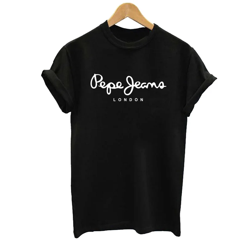 

Summer Women T-shirt Brand Letter Print Cotton T shirts Brand Female O-Neck Short Sleeve Tshirts Casual Loose Solid Tees Tops