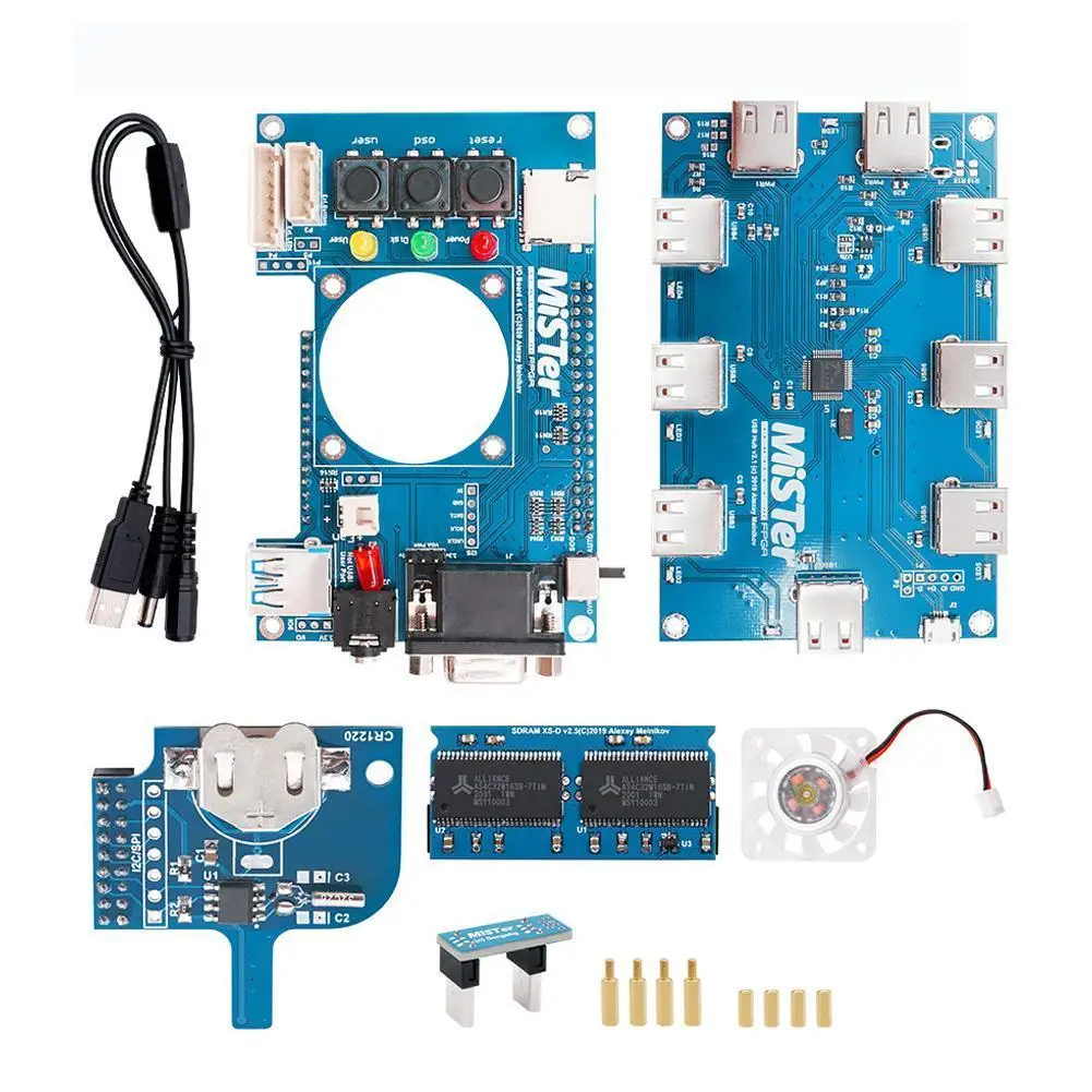 

Ручная сварка, электронная плата расширителя для mr FPGA 7 портов USB, плата ввода-вывода для Terasic DE10 Nano