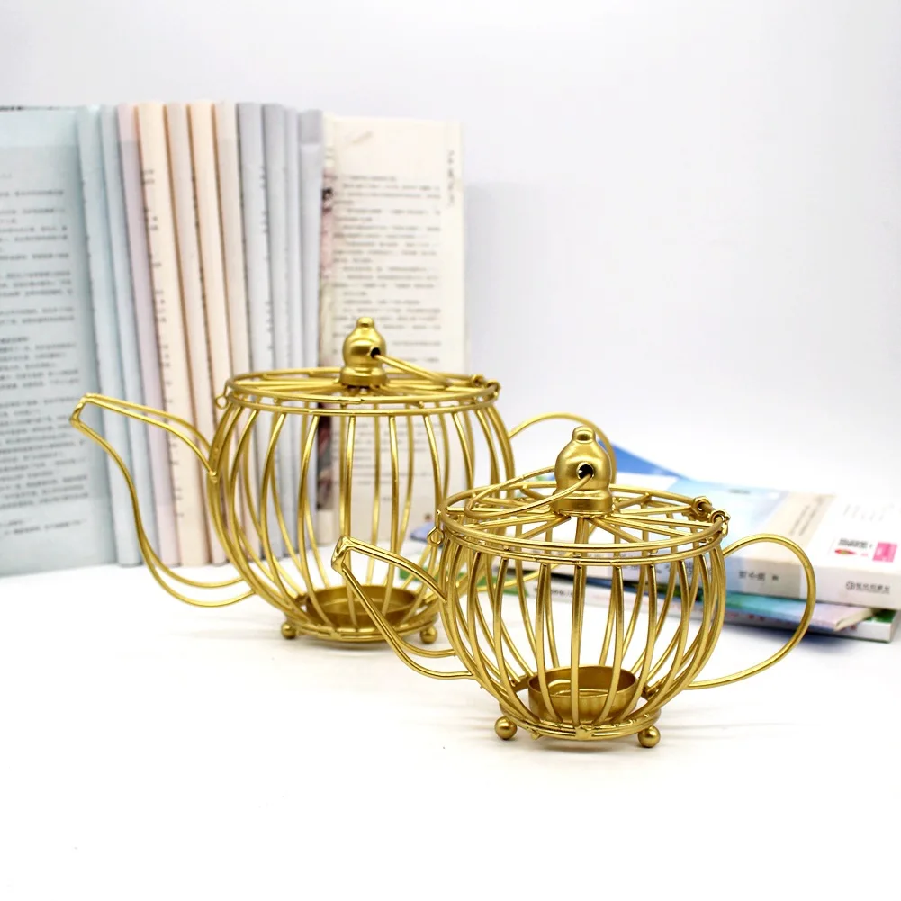 Европейские креативные золотые металлические ремесла свадебные реквизиты