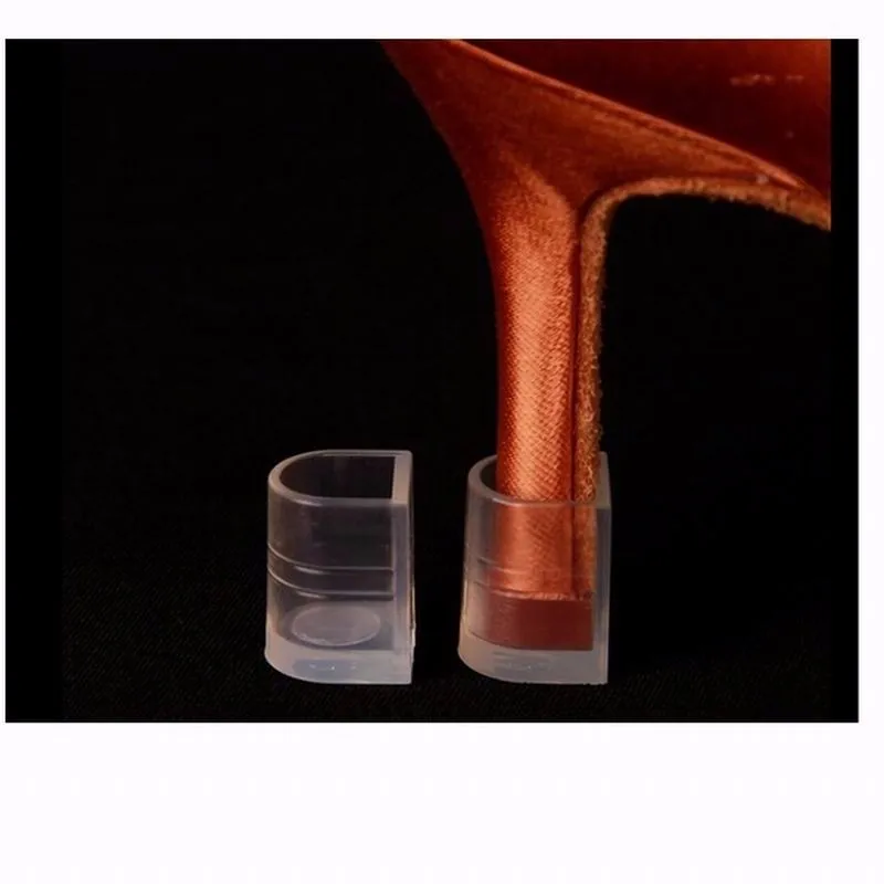 

1Pair Women Latin Shoes Heel Caps Stiletto For Heel Protectors Dance Shoes heel antislip Shoe Covers