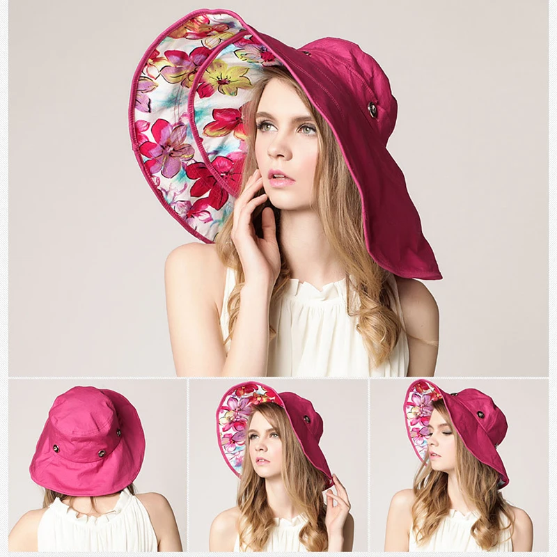 Женская модная повседневная элегантная летняя Солнцезащитная шляпа с большими