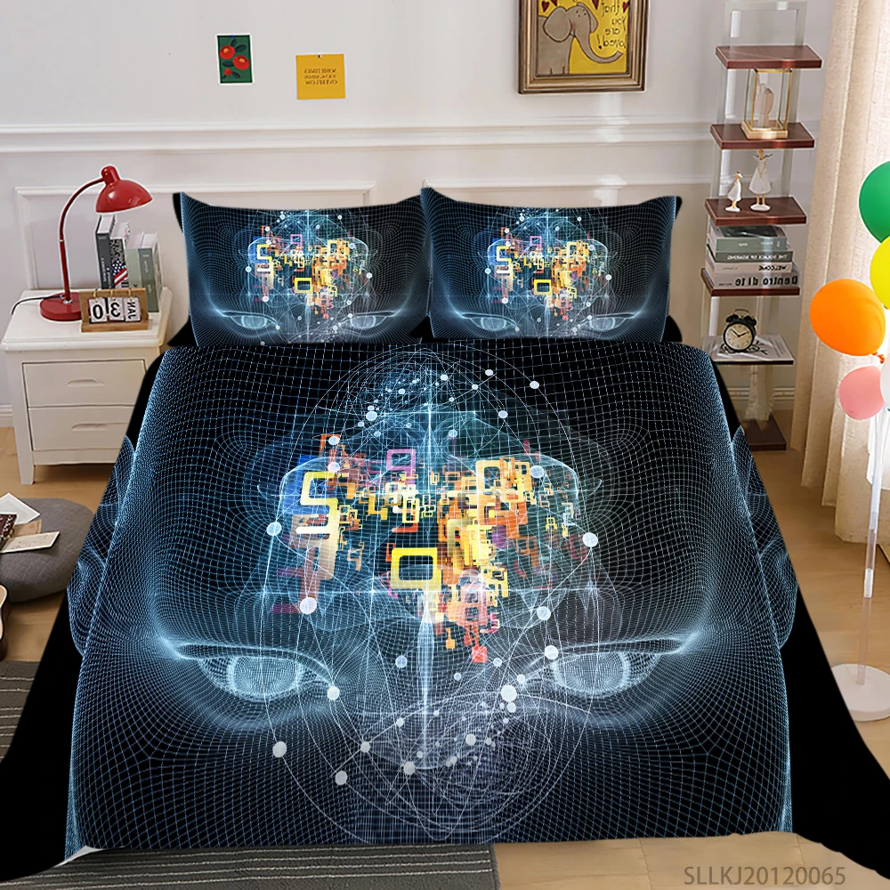 

2021 New 3D Bedding Set Queen Size Duvet Cover Set Bedroom Decoration Kids Adult Teen 2/3 Pcs Polyester Bedclothes Hot Selling