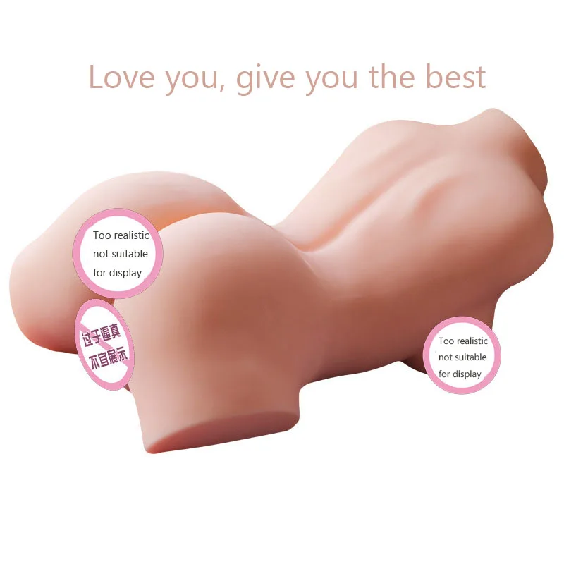 Новейшая мягкая большая грудь половина тела секс кукла Передняя выпуклая назад