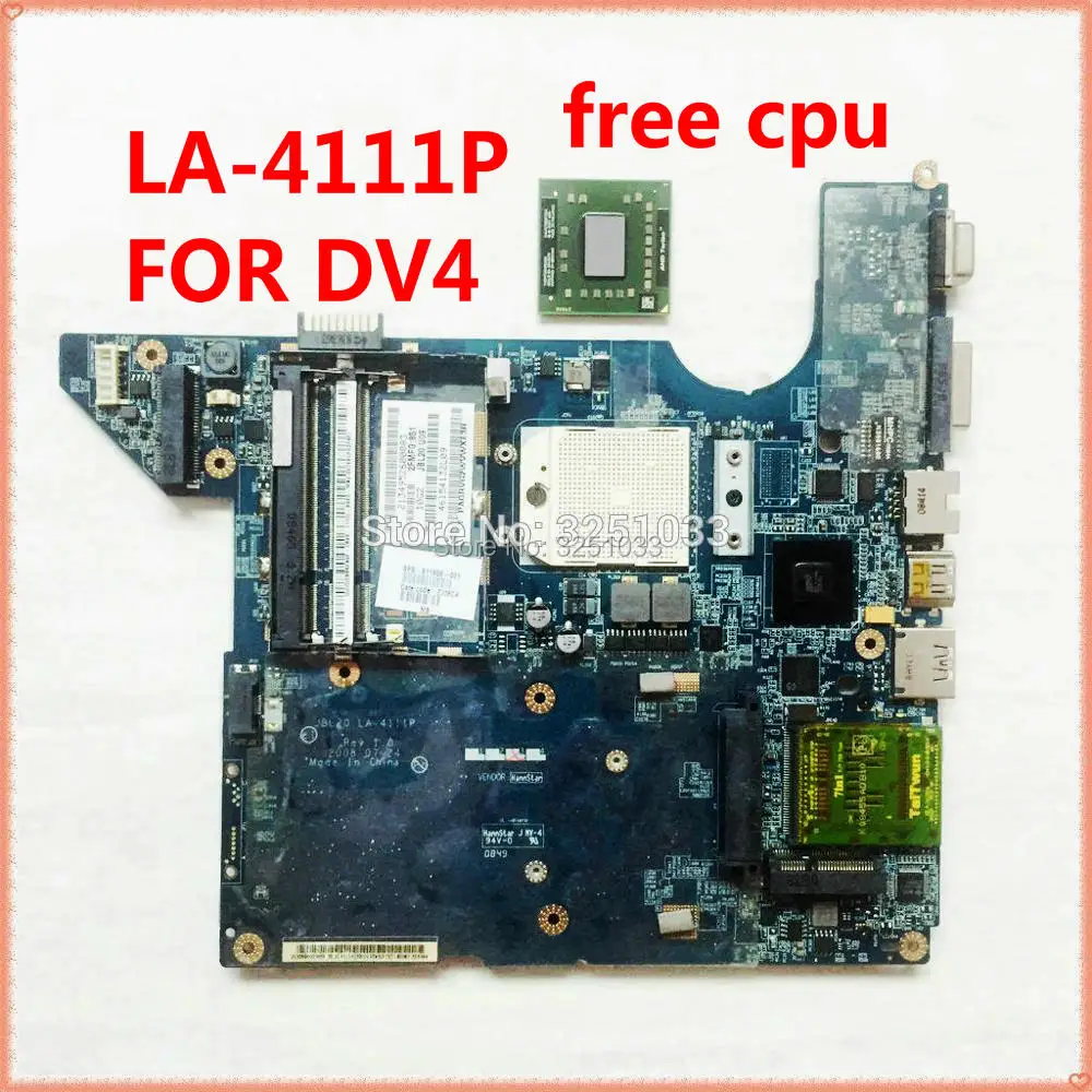 Материнская плата для ноутбука HP DV4 материнская JBL20 511858 488238 |Материнские платы