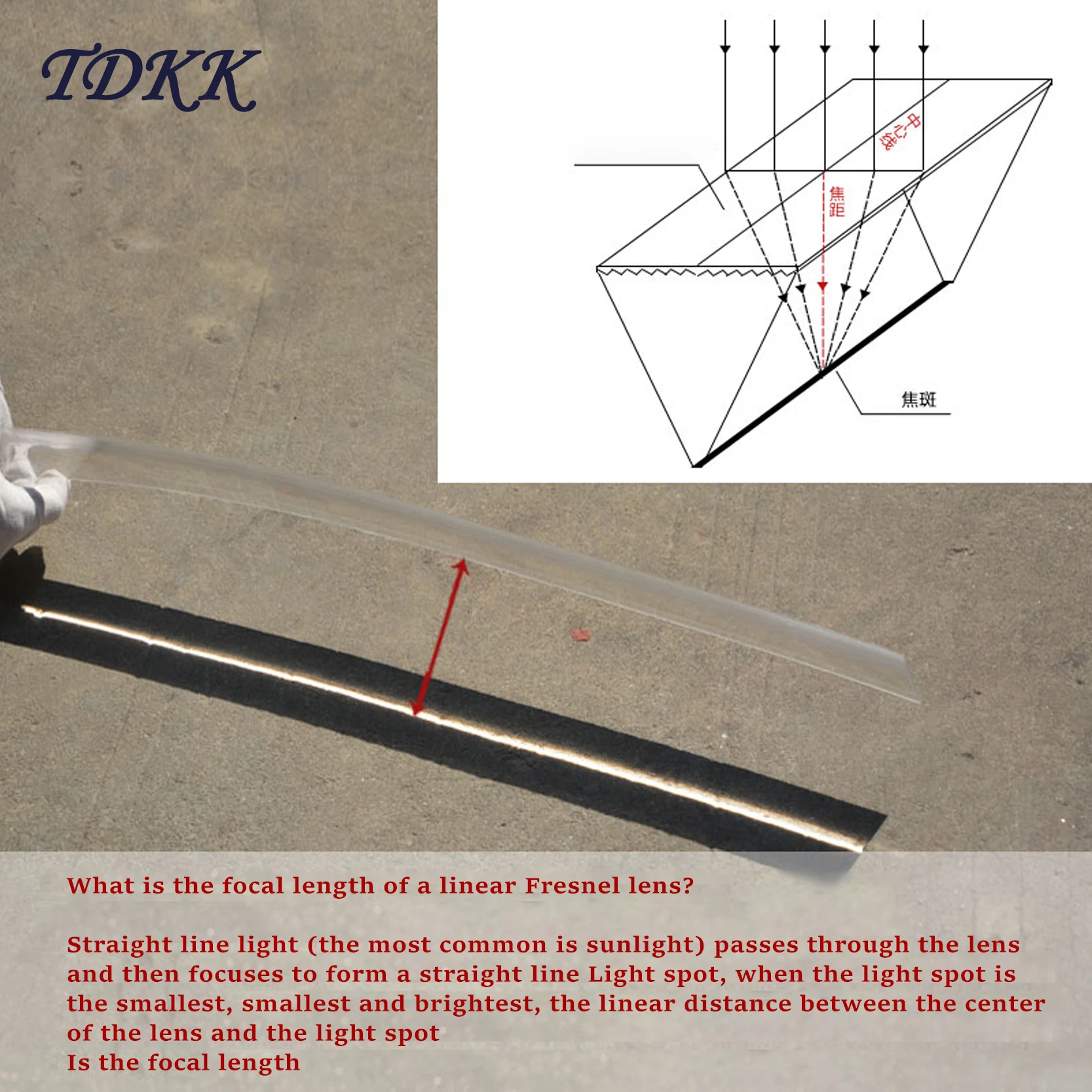 

Линейная линза Френеля, солнечный коллектор, линза, полоса точечного освещения 200 ~ 1100 мм