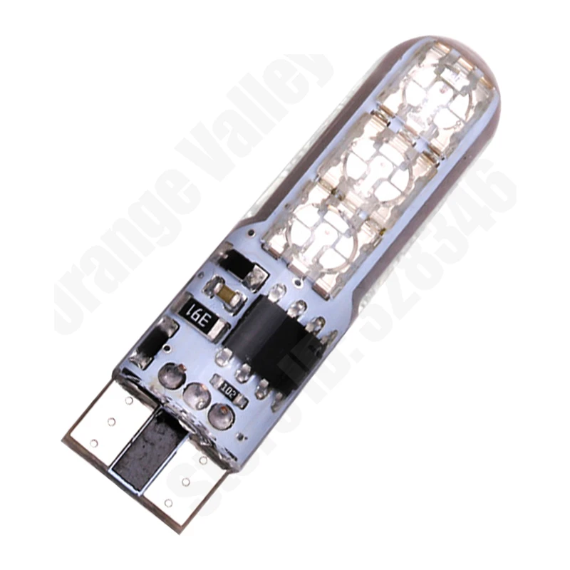 10set RGB Silica Gel T10 W5W 194 501 6 5050 SMD Car Leds Auto Interior Lamps Strobe Flash Lights With Remote Controll | Автомобили и