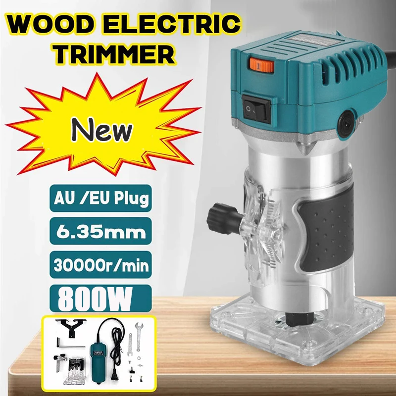 

Электрический триммер, деревообрабатывающий станок, 30000 об/мин, 800 Вт