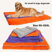 winter warm fleece dog bed soft plus size kennel cushion dog beds mats pad for small doglarge dogspetcatpuppydog supplies