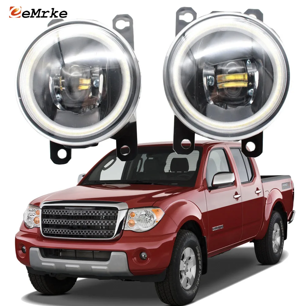 

Светодиодный дневные ходовые огни Angel Eye для Suzuki Equator 2008, 2009, 2010, 2011, 2012, 2007, 2008, противотуманные фары с режущими линзами