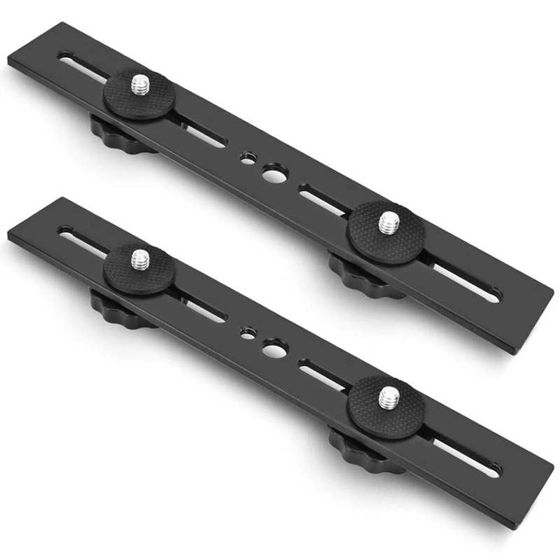 Двойной кронштейн для вспышки с двойным 1/4 дюймовым винтовым креплением и