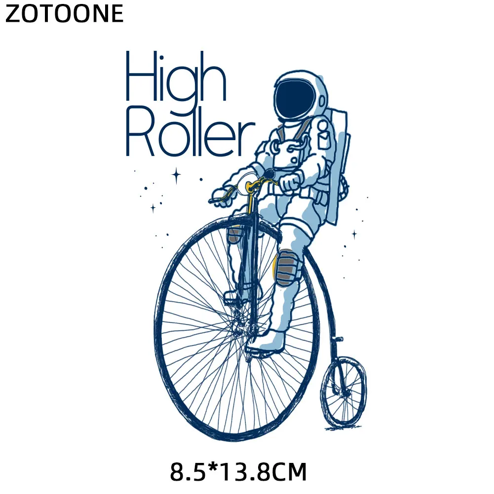 ZT1755 ZOTOONE нашивка с космонавтом, космическая планета, автомобильные наклейки с орлом, железные наклейки для одежды, аксессуары, аппликация, сделай сам, теплопередача G - Цвет: ZT1755