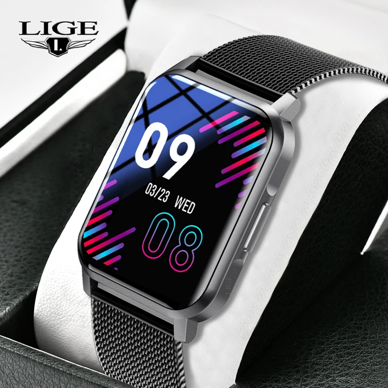 

Смарт-часы унисекс, 2021 дюйма, с пульсометром, HD-экраном, IP67