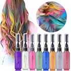 6 цветов одноразовый цвет волос временный цвет волос нетоксичный DIY цвет волос Тушь для ресниц Крем Синий Серый Фиолетовый Прямая поставка Горячая Распродажа