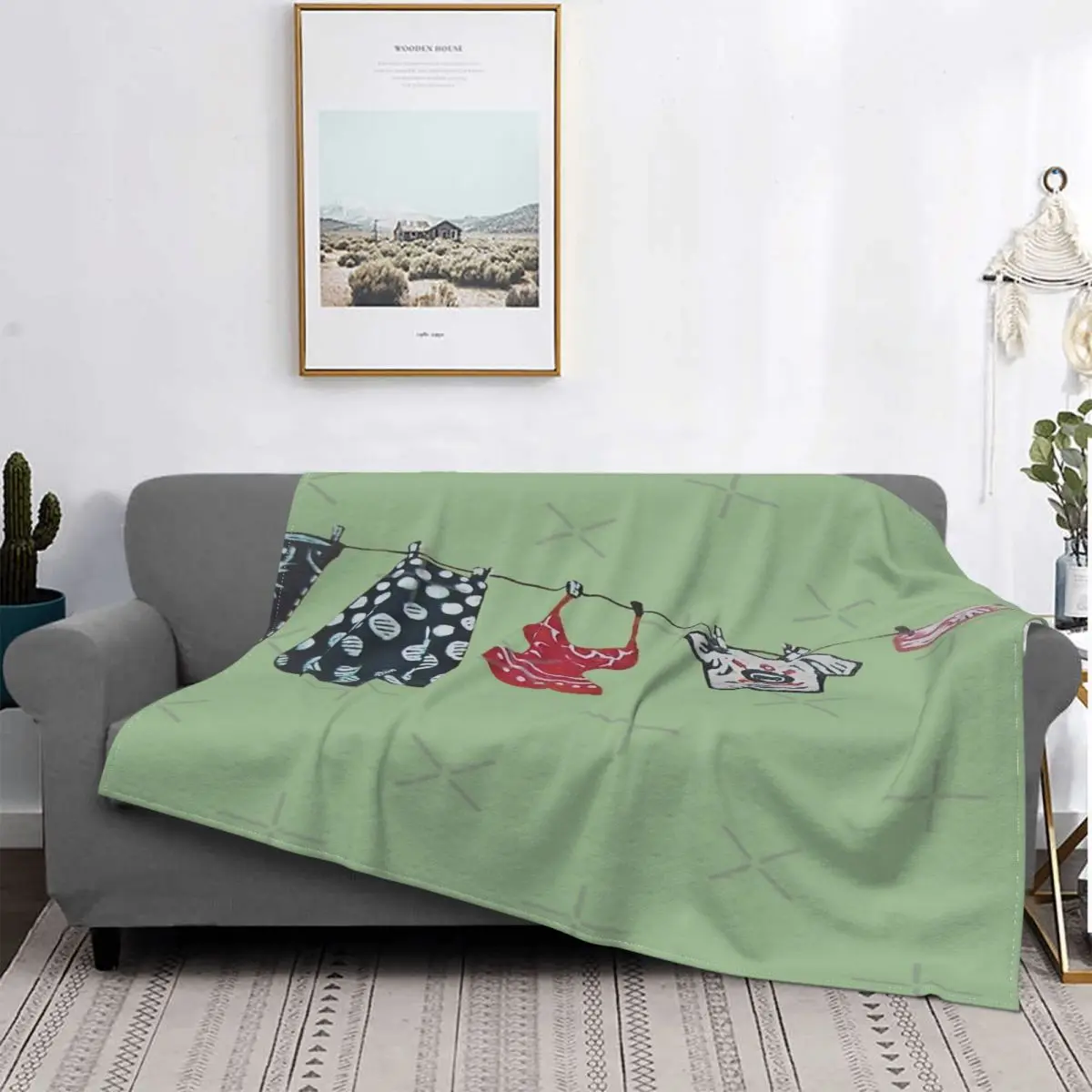 

Manta térmica a cuadros para secar ropa, ropa, pantalones, sujetador, colcha, cama, sofá, Picnic, fundas de invierno