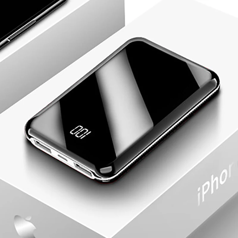 Портативное мини-зарядное устройство 30000 мАч для всех банк питания мобильного