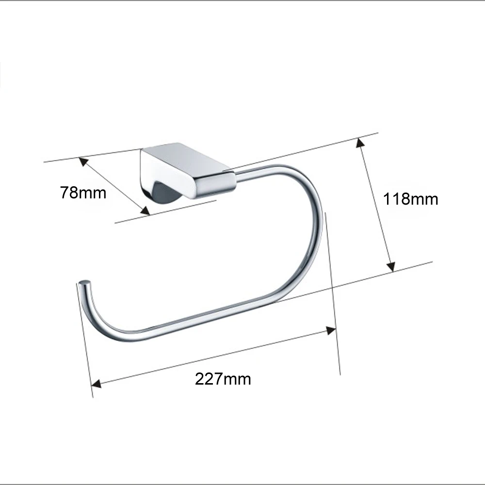 Горячее предложение новинка Homgeek настенное кольцо для полотенец нержавеющая