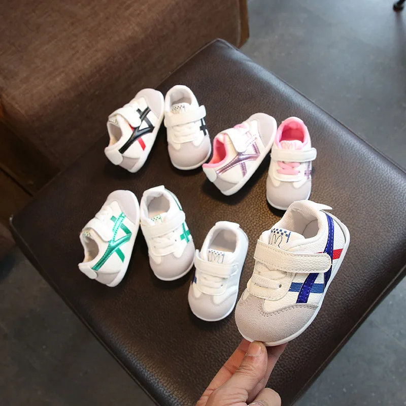 

0 to 18 months baby boys and girls toddler shoes infant sneakers newborn soft bottom first walk non-slip fashion shoes