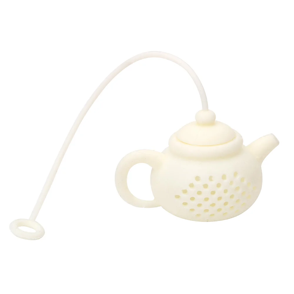 

Teapot Shape Tea Infuser Teaware Tea Strainer Kitchen Supplies Empty Silicone Tea Bags Creative Herbal Filter Diffuser