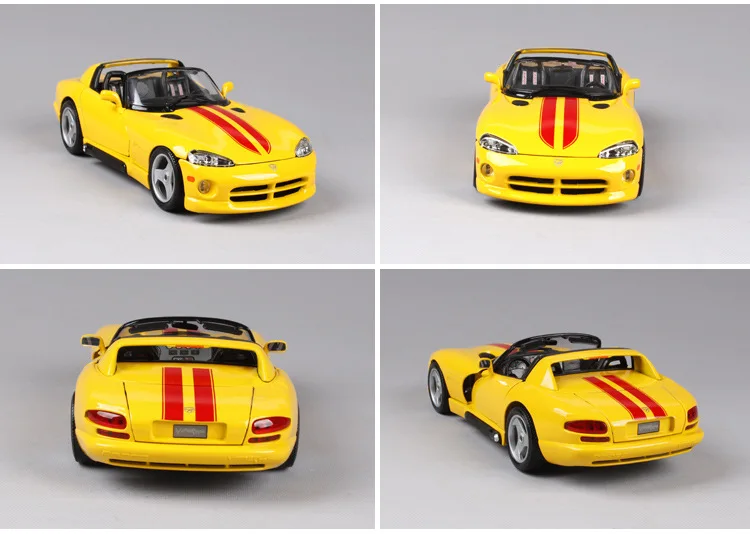 Bburago 1:18 Dodge VIPER RT автомобиль сплав модель автомобиля моделирование автомобиля украшение коллекция Подарочная игрушка Литье под давлением модель игрушка для мальчиков
