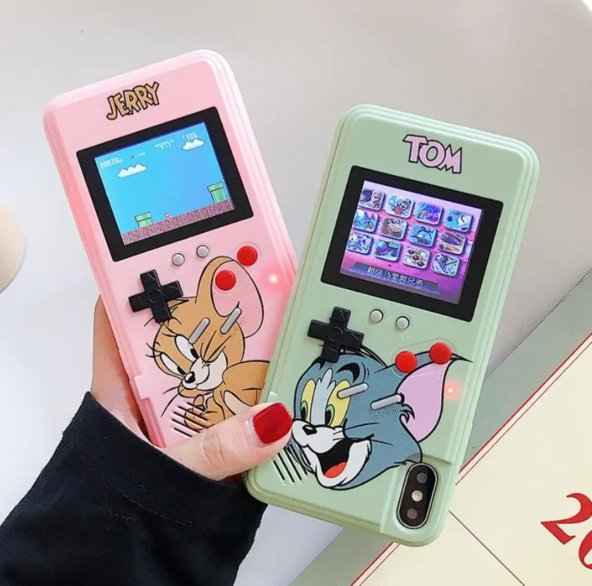 

Чехол для телефона Apple iPhone 12 11 Pro max 7 8 plus x xs max xr mini, цветной Классический игровой ЖК-чехол для игровой консоли, окрашенный чехол для телефона