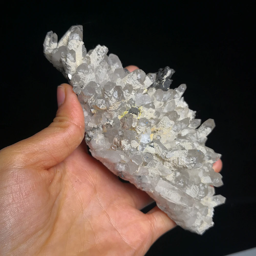 

278g Natural Quartz Wolframite Fluorite Arsenopyrite Symbiotic Mineral Stone Crystal Specimen Form InnerMongolia CHINA A1-5