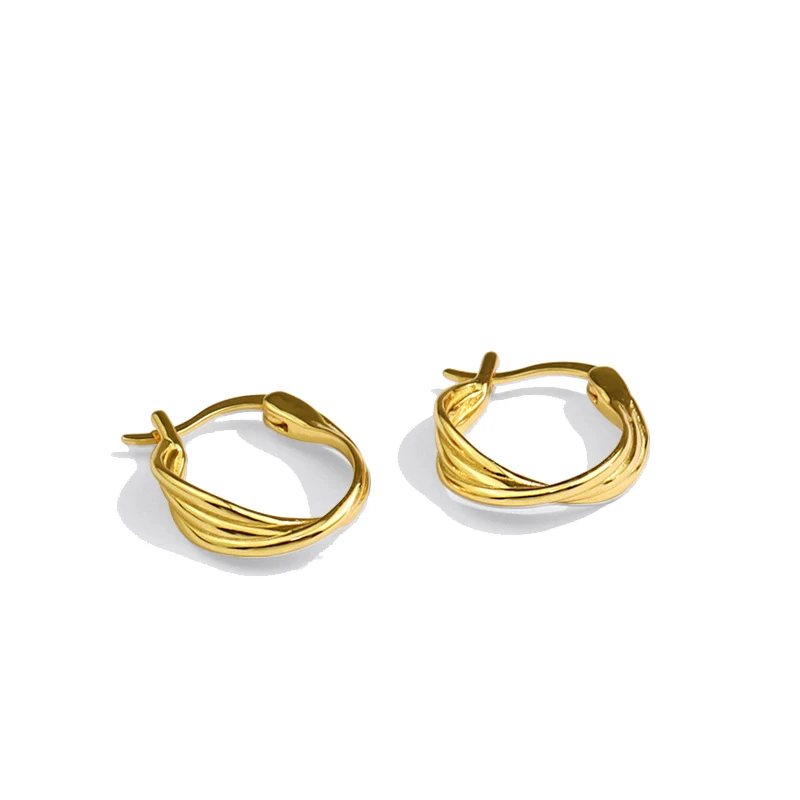 

Women Gold Drop Earrings Gold Plated Fashion Personality Wedding Engagement Jewlery