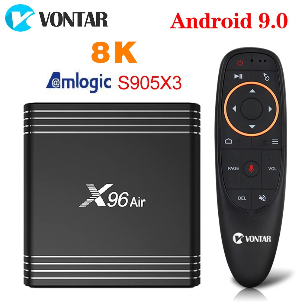 ТВ приставка VONTAR X96 Air 4 Гб 64 8K Amlogic S905X3 Smart Android 9 0 2 GWifi 1080P 4K Youtube X96Air телеприставка 16