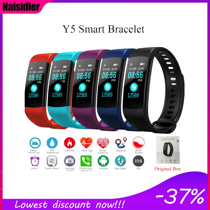 

Sport Smart Watch Waterproof Fitness Tracker Blood Pressure Heart Rate Monitor Smart Bracelet For Android IOS Phone Tracker Red