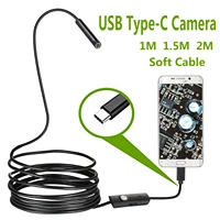 USB Snake Inspection Camera IP67 Waterproof USB C Borescope Type-C Scope Camera for Samsung Galaxy S9 S8 Google Pixel Nexus 6p