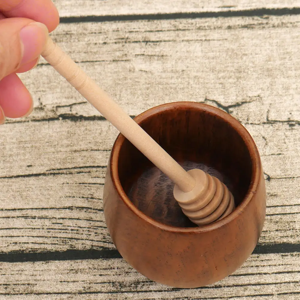 2 шт./лот деревянные ложки для меда с длинной ручкой 160 мм кухонные аксессуары