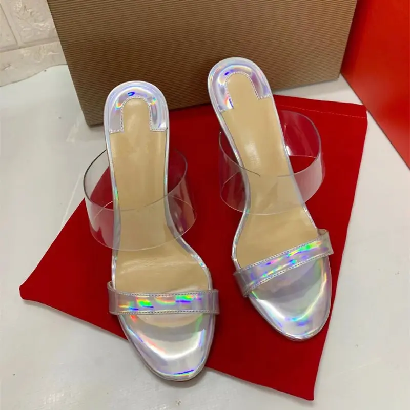 Сандалии женские на высоком каблуке шпильке повседневные дизайнерские туфли без