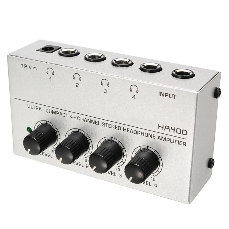 HA400 4 канала ультракомпактный стерео усилитель Microamp o аксессуары штепсельная