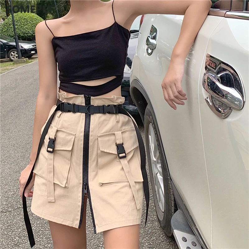 

Summer Gothic sexy vintage Harajuku style was thin high waist a word skirt women