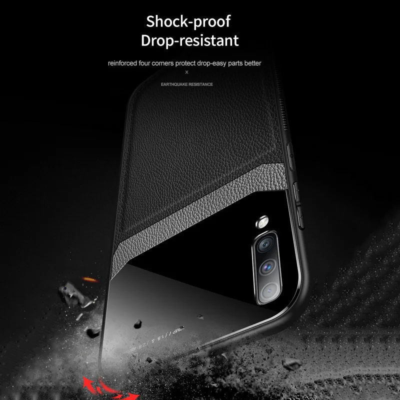 

Leather Case On Samsung A71 A70 A51 A50 Cases for Samsung Note 20 S20 ultra 10 S10 Plus S10e 9 8 M31 A20 Lens Protection Cover