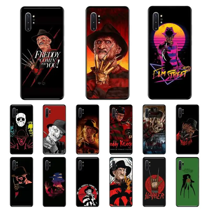 

YNDFCNB Freddy Kruger Horror Movie Art Phone Case For Samsung Note 7 8 9 20 Note 10 Pro lite 20ultra M20 M10 Case