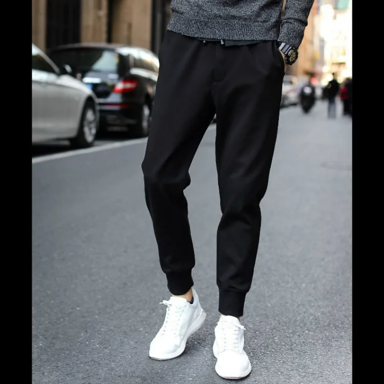 

Men's summer thin pants sports pants Hong Kong style pants