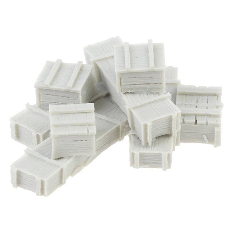 

Model Accessory, 1:35 Resin WWII Army Crate 8 Box War Game Layout Unpainted