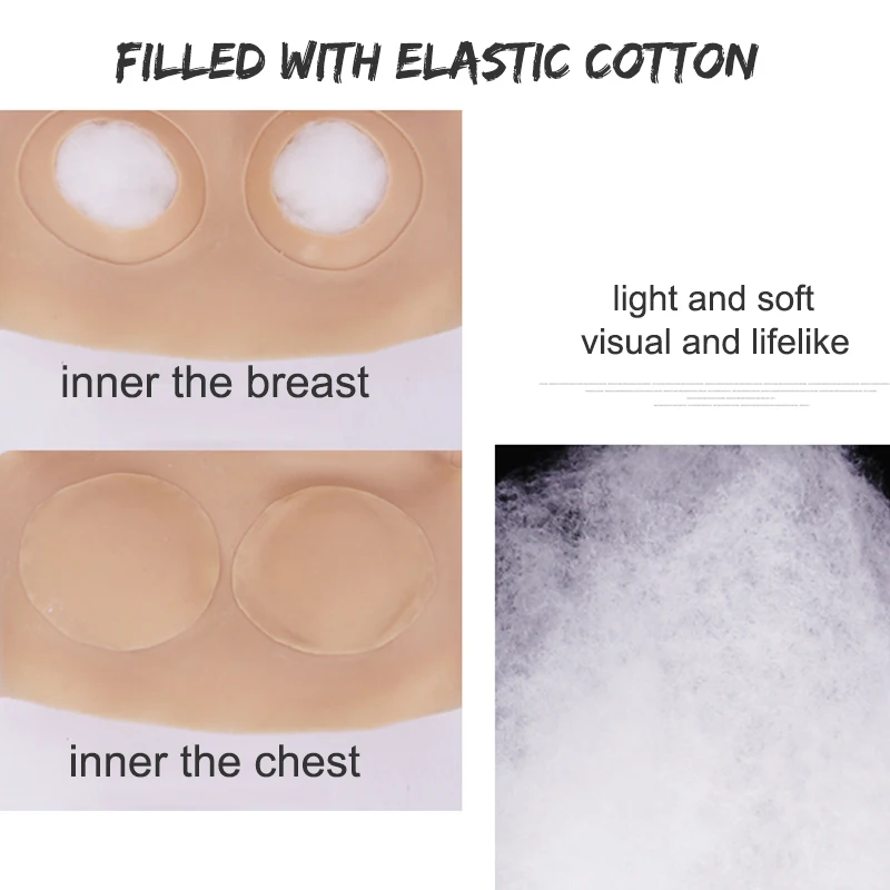 Eyung реалистичные накладные груди силиконовые формы поддельная Женская грудь для