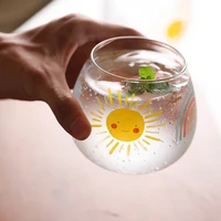 ins style sun glass cup office home kitchen drinkware juice glasses ice water milk coffee cups heat resistant verre %d0%ba%d1%80%d1%83%d0%b6%d0%ba%d0%b8