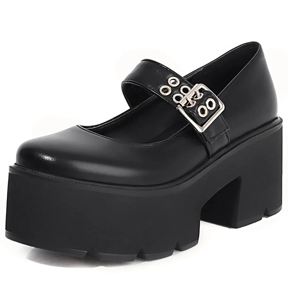 

DORATASIA Brand New Female Spring Chunky High Heels Pumps Fashion Buckle Platform Pumps Women 2021 Concise Party OL Shoes Woman