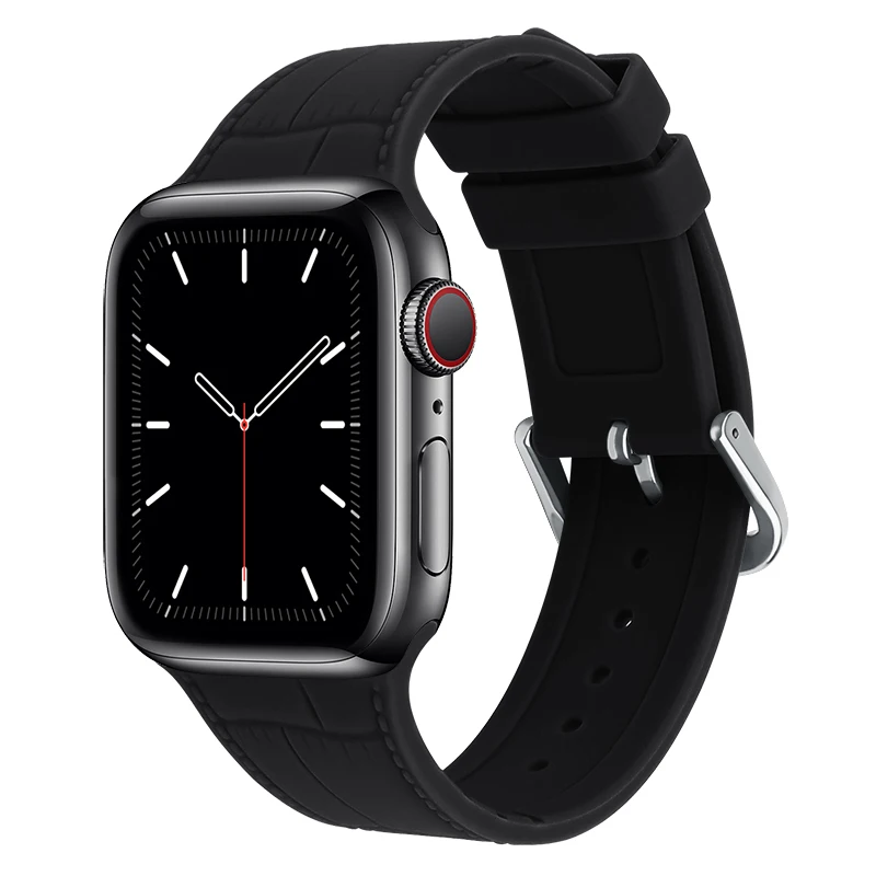 

Laforuta For Apple Watch Bands 45mm 44mm 42mm 41mm 40mm 38mm Breathable Silicone Strap for Women Men iWatch Series SE 7 5 4 3 2