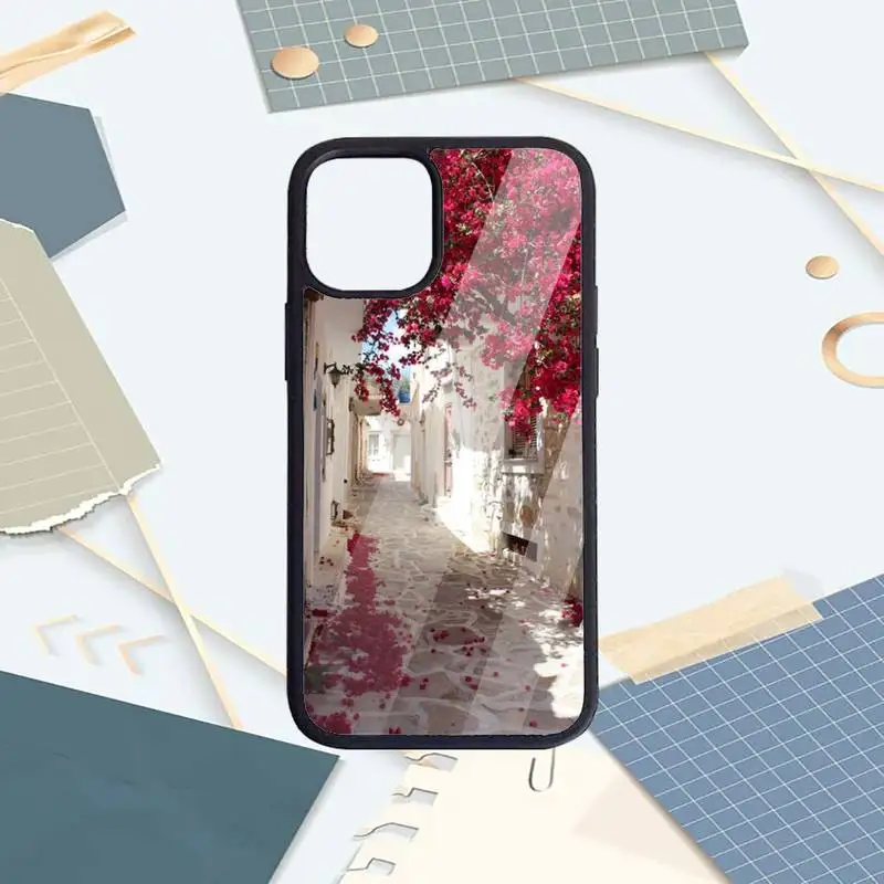 

travel italy France London Flower World Places Phone Case PC for iPhone 11 12 pro XS MAX 8 7 6 6S Plus X 5S SE 2020 XR funda