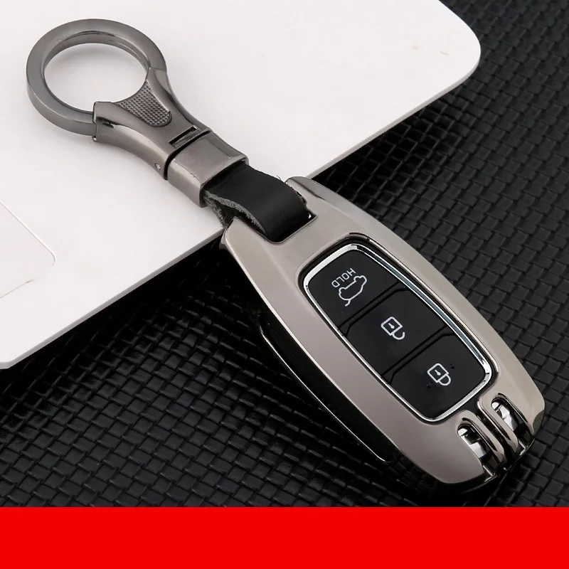 Чехол для автомобильного ключа из цинкового сплава чехол Hyundai i30 Ix35 Solaris Azera Elantra