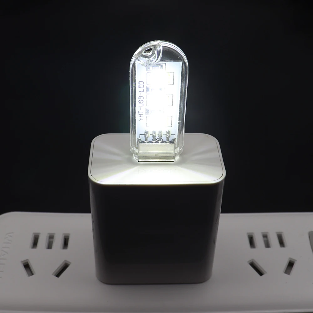 Портативный светодиодный мини светильник с USB настольная лампа SMD5730 5 В ночной