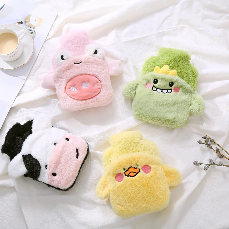 

Sanxi Cartoon Winter Rabbit Hair Warm Body Hand Water Injection Maruko Removable and Washable Hand Cute Hot Water Bottle