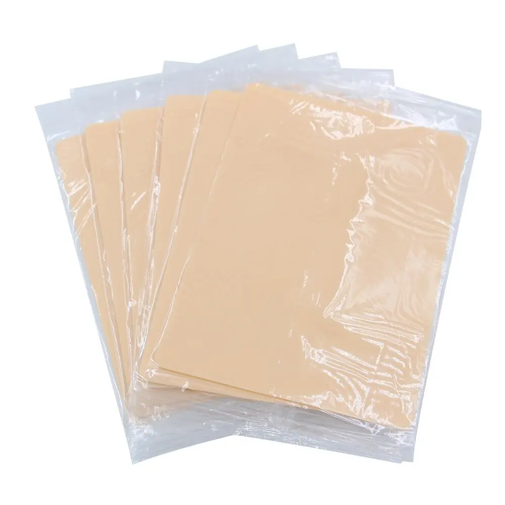 2/5/10/15/30PCS Soft Silicone Tattoo Practice Skin Double Permanent Makeup Fake Makeup Tattoo Beginner Practice Microblading Acc